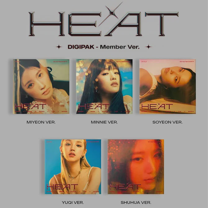 (G)I-dle 1st Special Album "Heat" (Digipack Ver.)