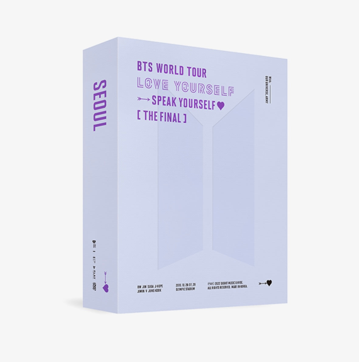 BTS World Tour 'Love Yourself': Speak Yourself - The Final [DVD]