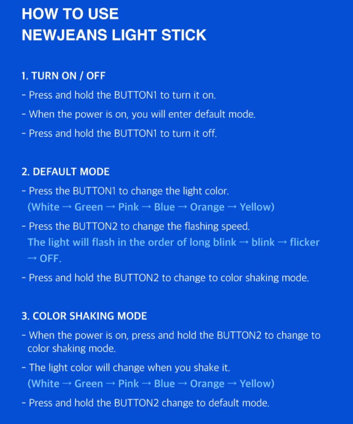 NewJeans Official Light Stick