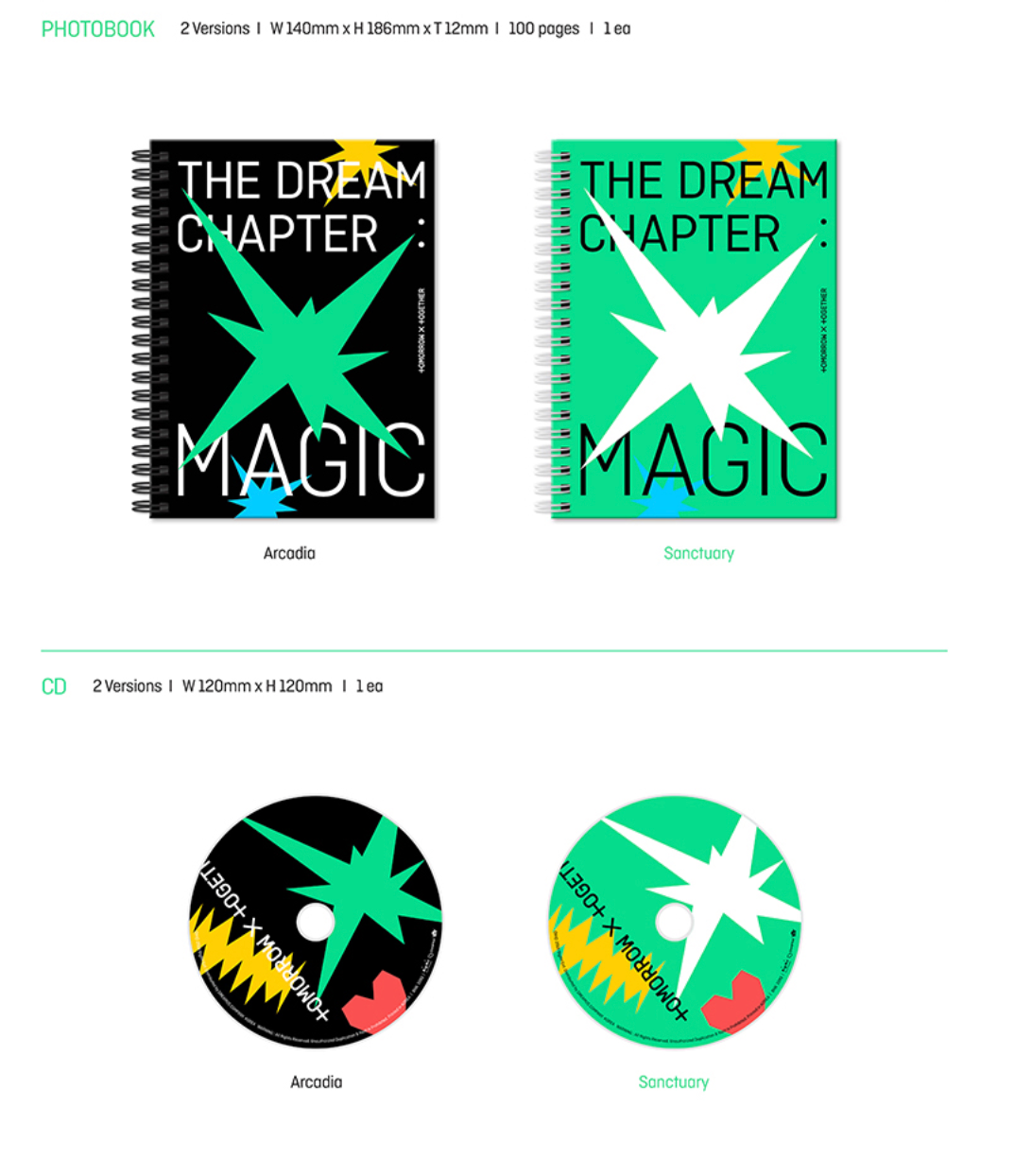 TOMORROW X TOGETHER (TXT) 1st Full Album "The Dream Chapter: MAGIC"
