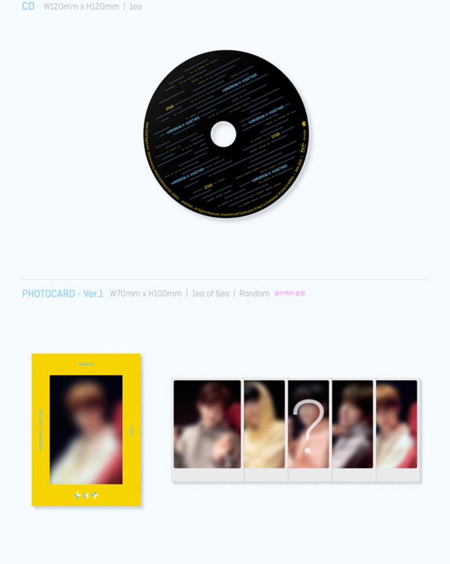 TOMORROW X TOGETHER (TXT) 1st Mini Album "The Dream Chapter: STAR"