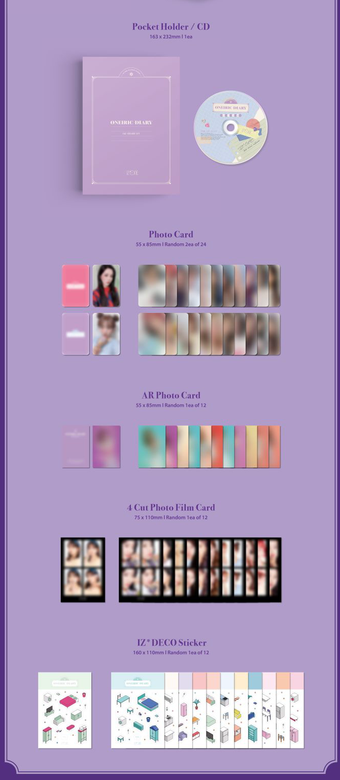 IZ*ONE ONEIRIC DIARY REG VER.