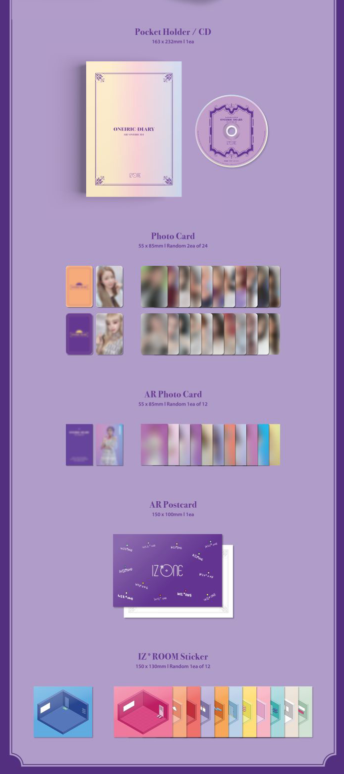 IZ*ONE ONEIRIC DIARY REG VER.