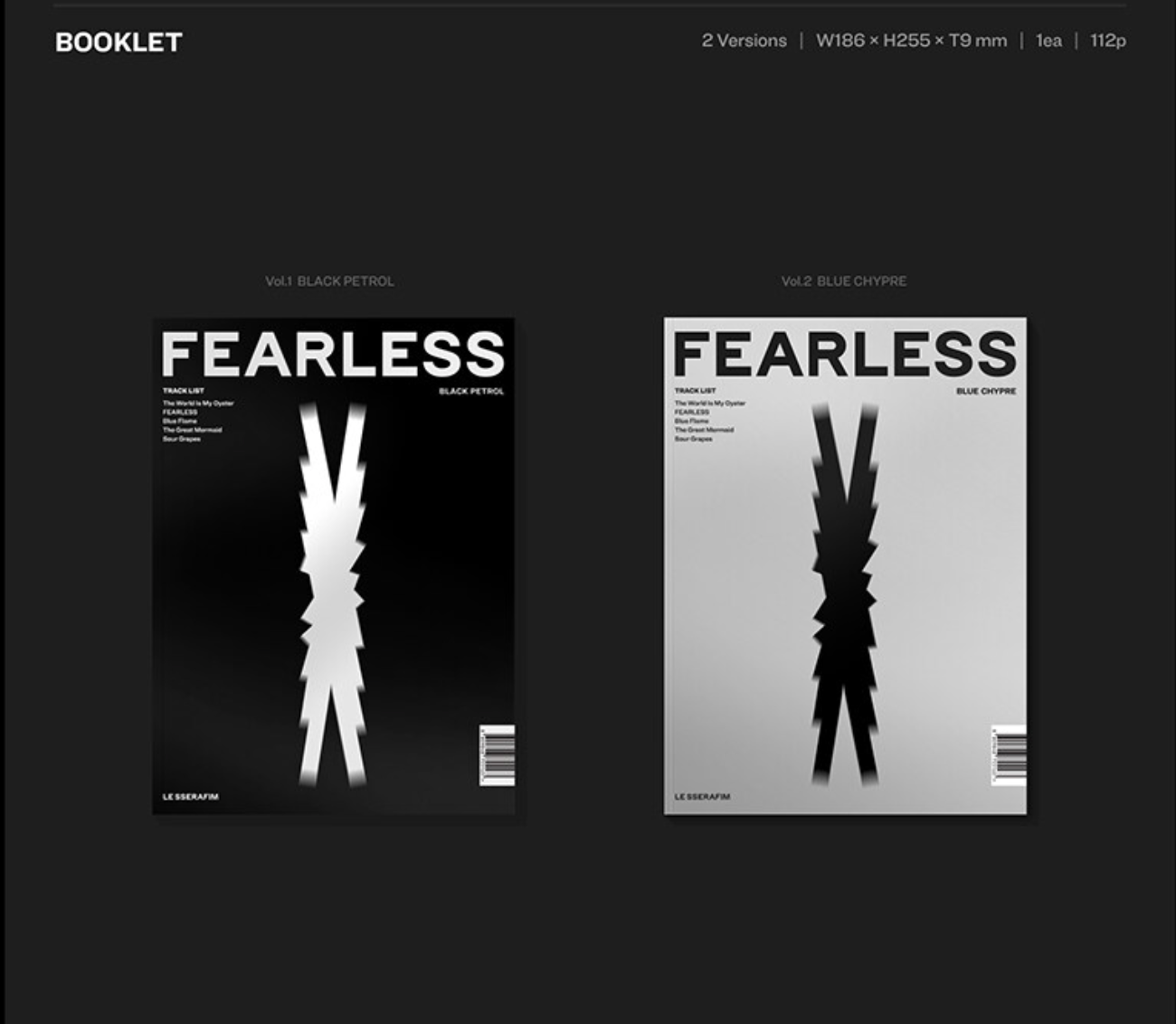 Le Sserafim 1st Mini Album "FEARLESS"