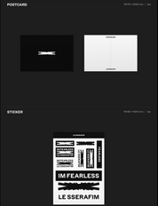 Le Sserafim 1st Mini Album "FEARLESS"
