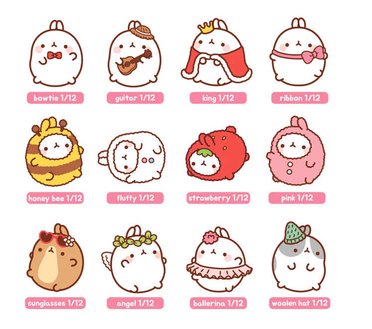 Molang Dress Up Random Figure