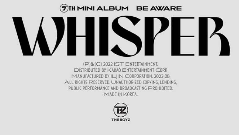 The Boyz Vol.7: Be Aware
