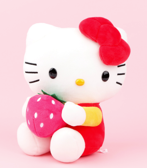 Hello Kitty Plush with Strawberry 25cm
