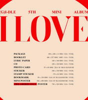 (G)I-dle 5th Mini Album "I LOVE"