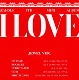 (G)I-dle 5th Mini Album "I LOVE"  (Jewel Case Ver.)