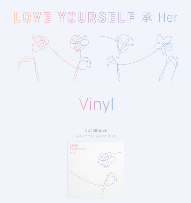 BTS Love Yourself Her [Vinyl Ver.] Limited Edition