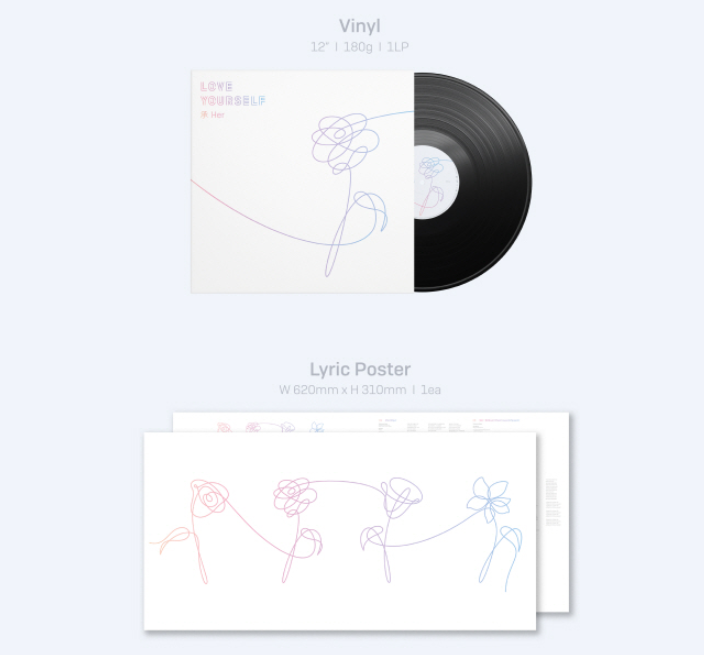 BTS Love Yourself Her [Vinyl Ver.] Limited Edition