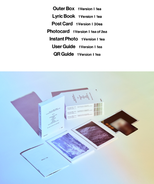 RM (BTS) Indigo [Postcard Edition] [Weverse Album Ver.]