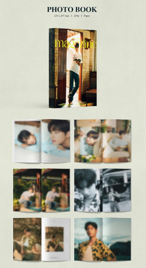 Cha Eun-woo 2022 Official Photo Book [Magazine] (Set Ver.)