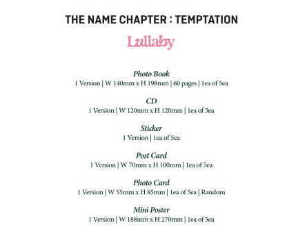 TXT - The Name Chapter: Temptation (Lullaby Ver)