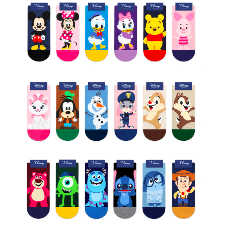 Disney Jelly Bean Sneaker Socks