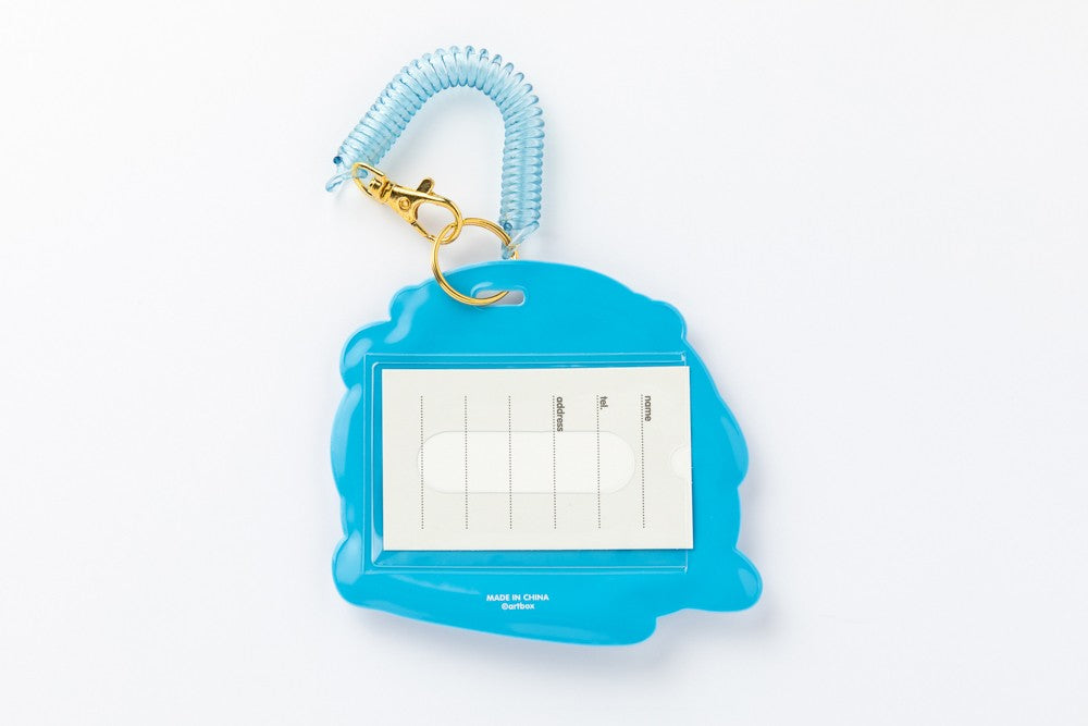 Spring Luggage Tag Galapagos Friends Blue