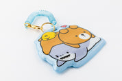 Spring Luggage Tag Galapagos Friends Blue