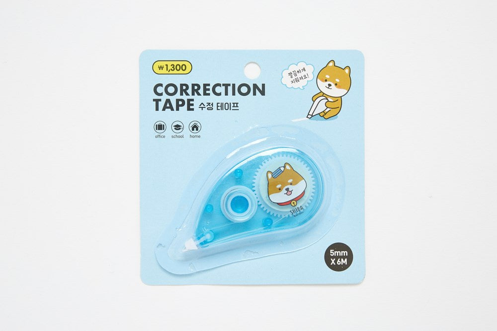 Correction Tape Shiba Blue 5mm