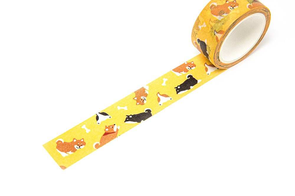 Masking Tape Shiba Yellow 20mm