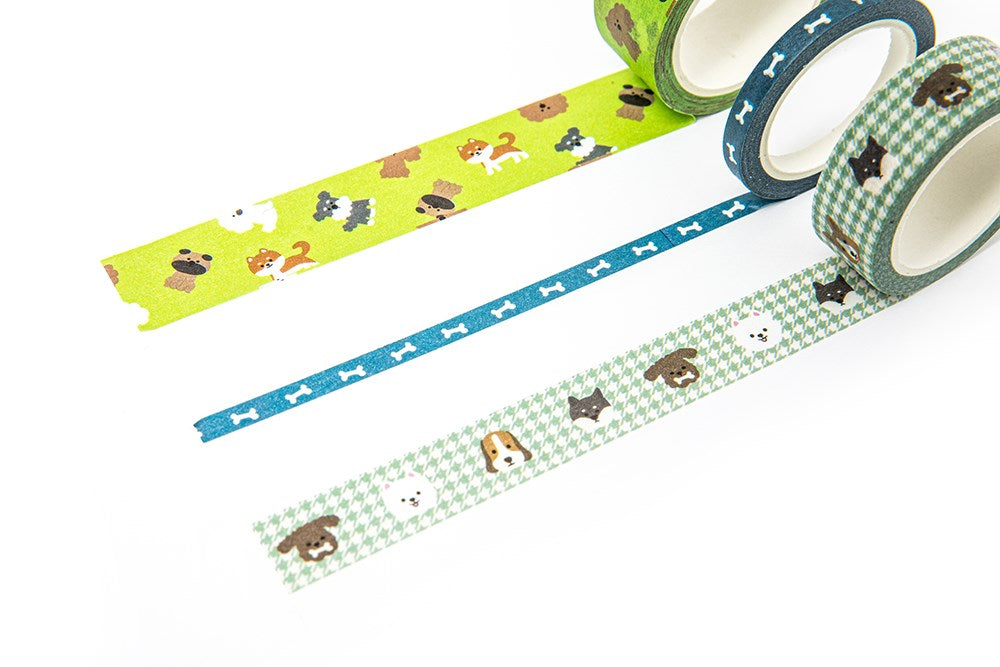 Masking Tape Puppy Pattern 3 Set